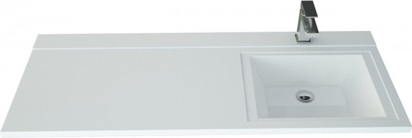 Умывальник Symbolite Estetus Даллас 130x48.2 правый - фото