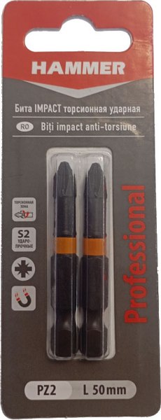 Набор бит Hammer PZ2 02612-005002 - фото