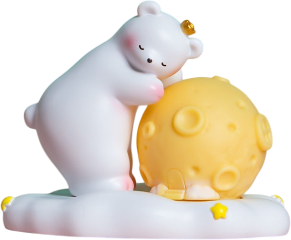 Ночник ILikeGift Bear moon / BB2548-A - фото