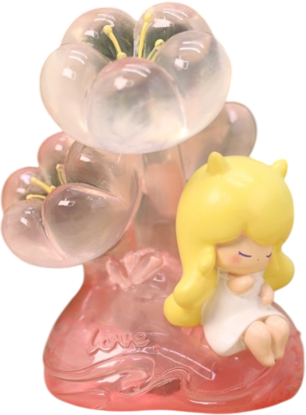 Ночник ILikeGift Dream girl flowers / BB2246-pink - фото