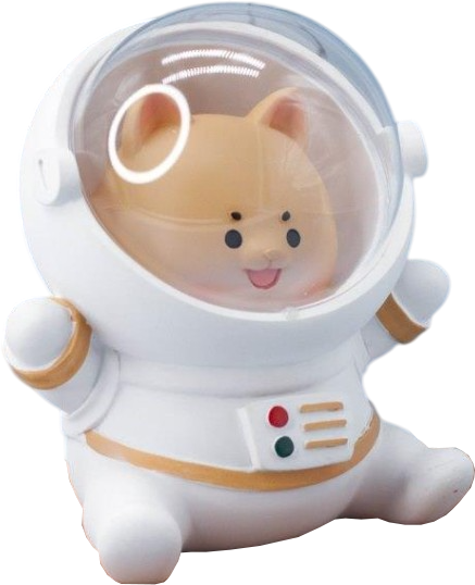 Ночник ILikeGift Fox space suit / 2108-7A - фото