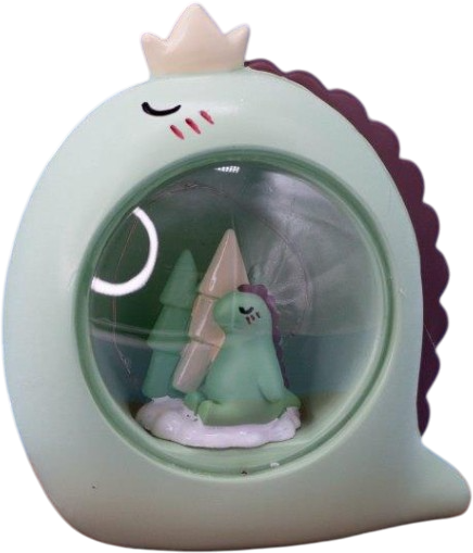 Ночник ILikeGift Sleeping dino ball / 9018-9A - фото