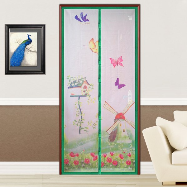 Москитная сетка на дверь Мультидом Мельница CF84-41