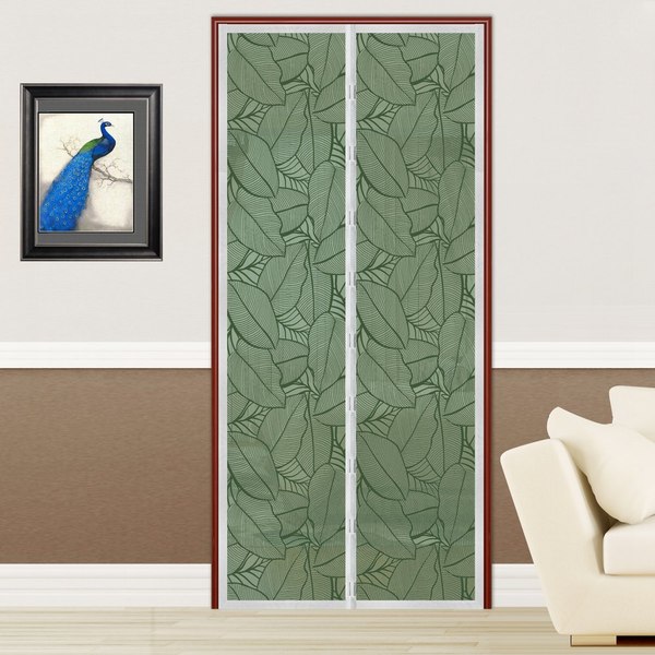 Москитная сетка на дверь Мультидом Листья CF84-39