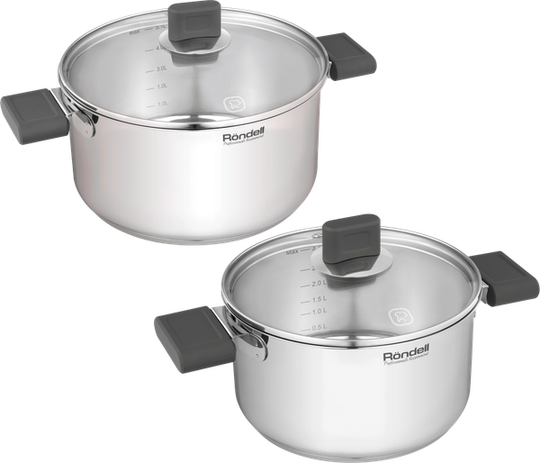Набор кастрюль Rondell Quadro