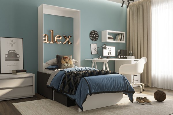 Шкаф-кровать трансформер Макс Стайл Dynamo 90x200x18 Egger