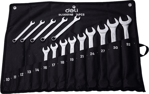 Набор ключей Deli EDL130014B