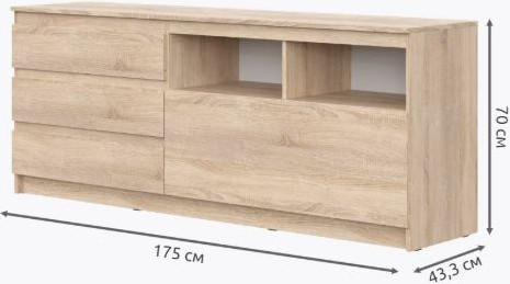 Тумба НК Мебель Stern ТВ-175 / 16712495