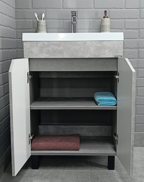 Тумба под умывальник Домино Classica 60 Vector без ящика / DV6612T