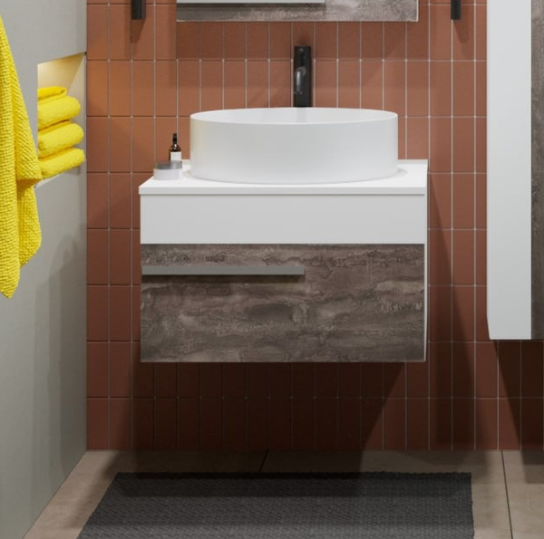 Тумба под умывальник Runo Вудлайн 65 - фото