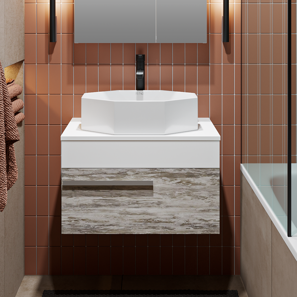 Тумба под умывальник Runo Вудлайн 65 - фото