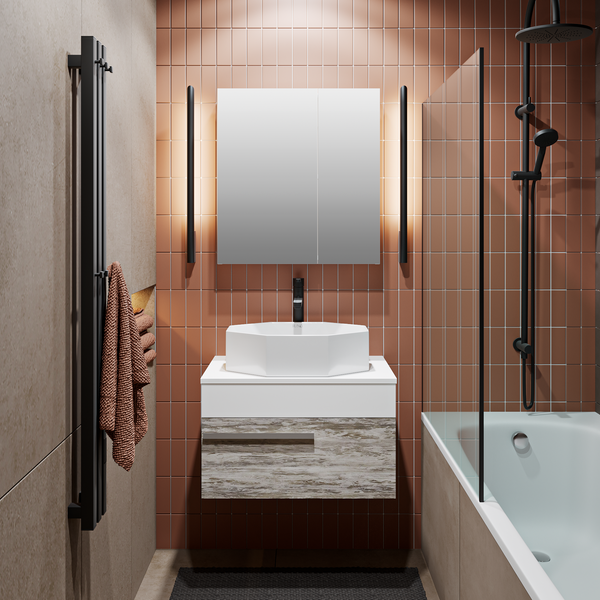 Тумба под умывальник Runo Вудлайн 65