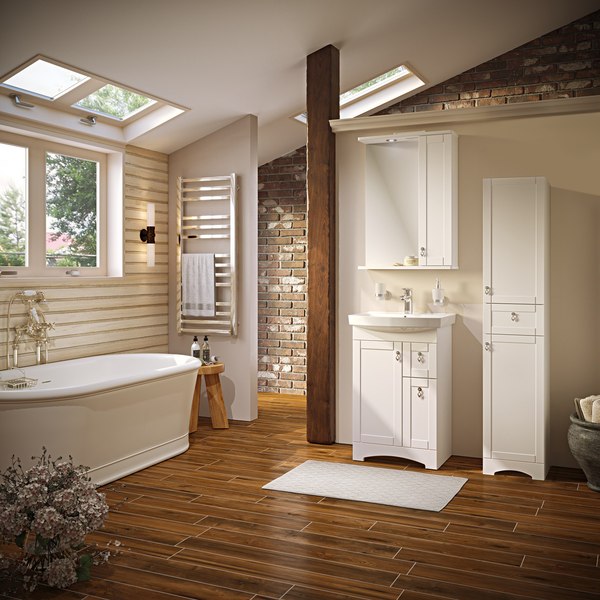 Тумба под умывальник Runo Мерида 55