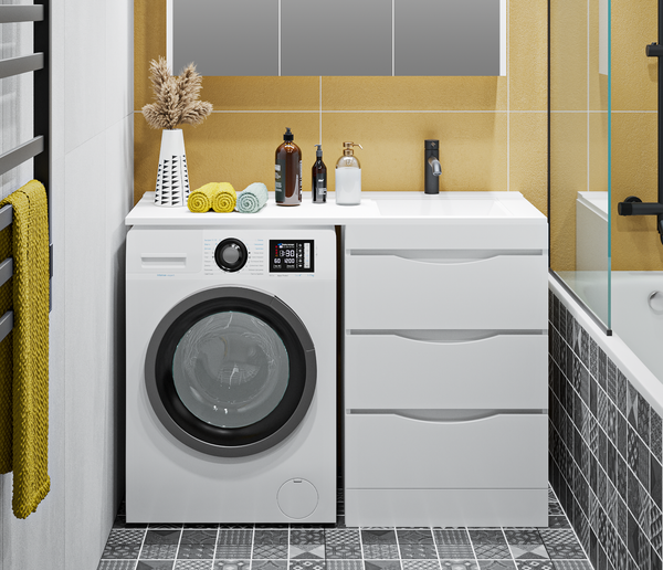 Тумба под умывальник Runo Орион 60 3 ящика - фото