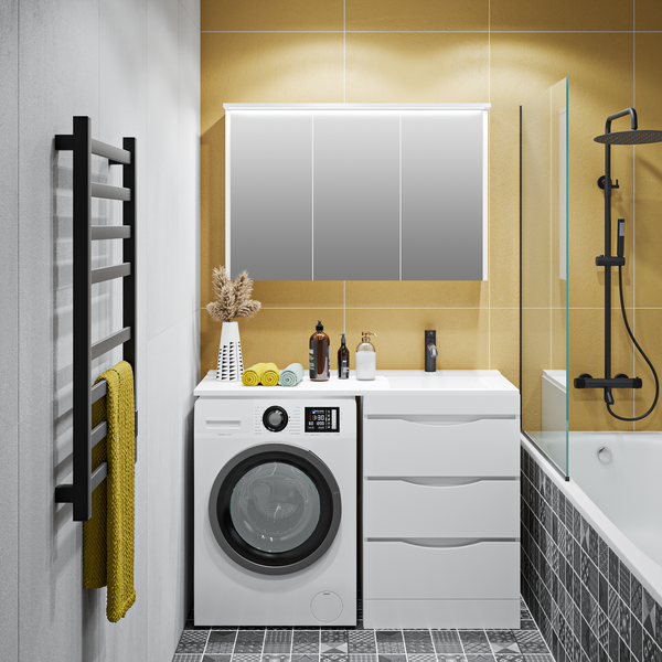 Тумба под умывальник Runo Орион 60 3 ящика