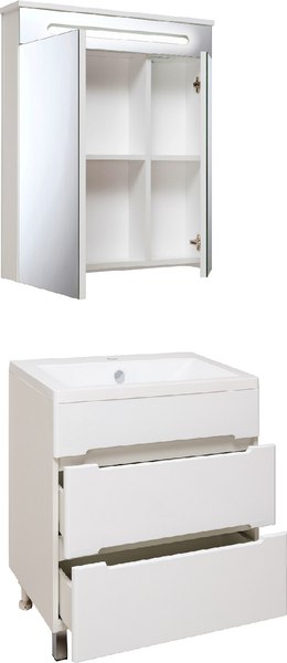 Тумба под умывальник Runo Парма 60