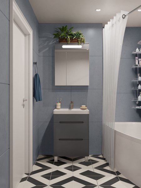 Тумба под умывальник Runo Парма 60 2 ящика