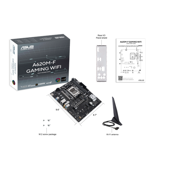 Материнская плата Asus A620M-F Gaming WiFi