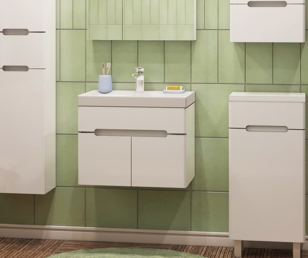 Тумба под умывальник Runo Парма 60 2 двери - фото