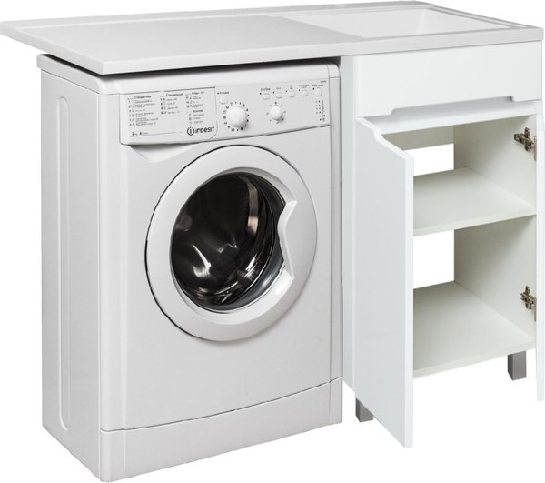 Тумба под умывальник Runo Парма 60 Гамма 120 лайт (напольная)