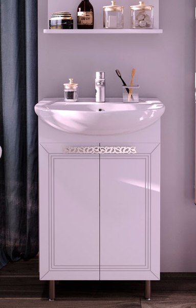 Тумба под умывальник Runo Монро 55 - фото