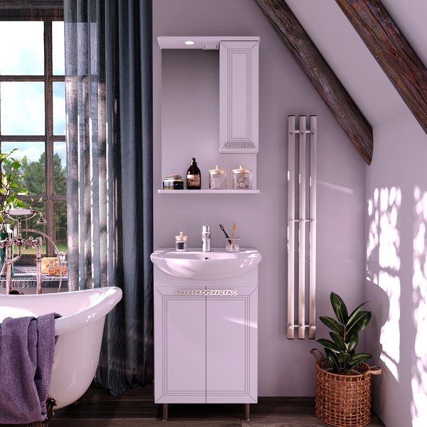 Тумба под умывальник Runo Монро 55