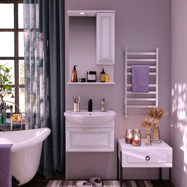 Тумба под умывальник Runo Монро 55