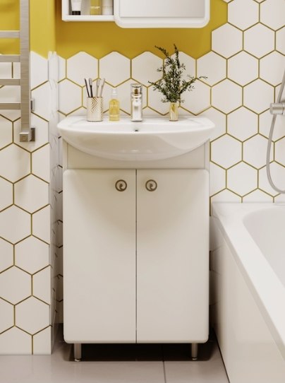 Тумба под умывальник Runo Капри 55 - фото