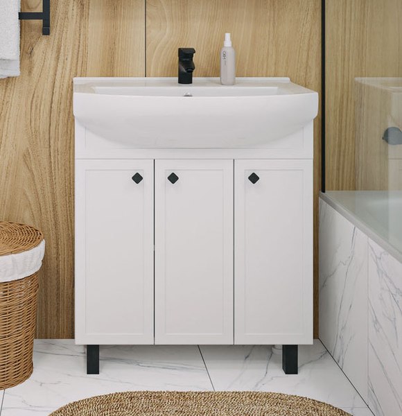 Тумба под умывальник Runo Римини 75 - фото