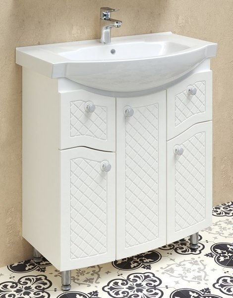 Тумба под умывальник Runo Милано 75 - фото