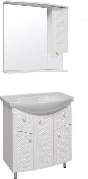 Тумба под умывальник Runo Милано 75