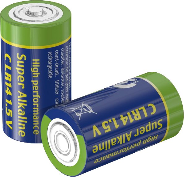 Комплект батареек EnerGenie Alkaline EG-BA-LR14-01 - фото
