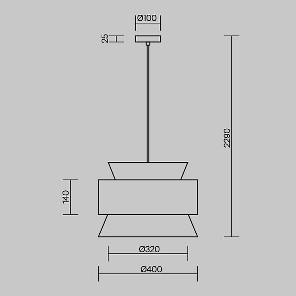 Потолочный светильник Freya Weave FR5492PL-01B