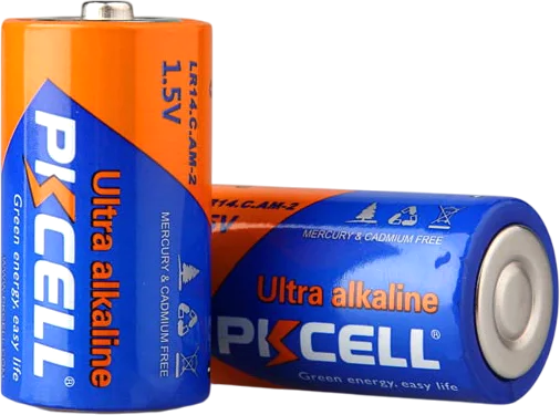Комплект батареек Pkcell LR14-2B - фото