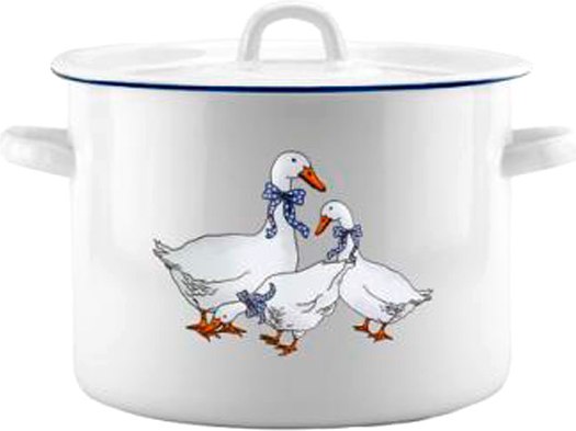 Кастрюля СтальЭмаль Гуси 01-1615н/4 - фото