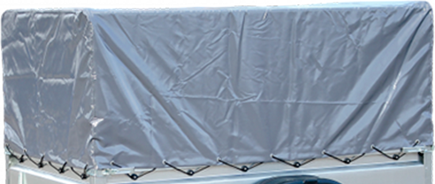 Тент для прицепа Кмз Для прицепа Классика с дугами 700мм - фото