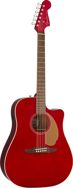 Электроакустическая гитара Fender Redondo Player CAR WN - фото