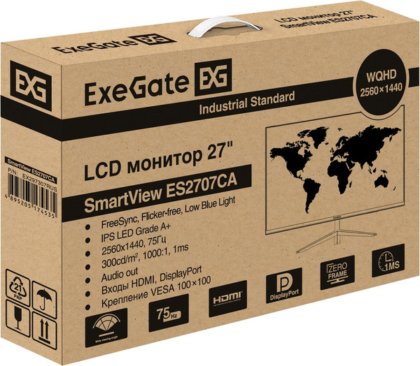 Монитор ExeGate SmartView ES2707CA (EX297307RUS)