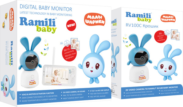 Видеоняня Ramili Baby RV100X2KROSH