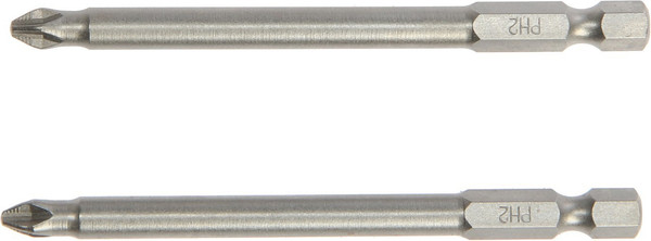 Набор бит Tundra Намагниченные сталь CrV PH2x90мм / 2270950