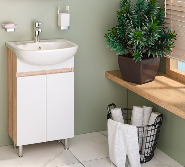 Тумба под умывальник Runo Лада 50 - фото