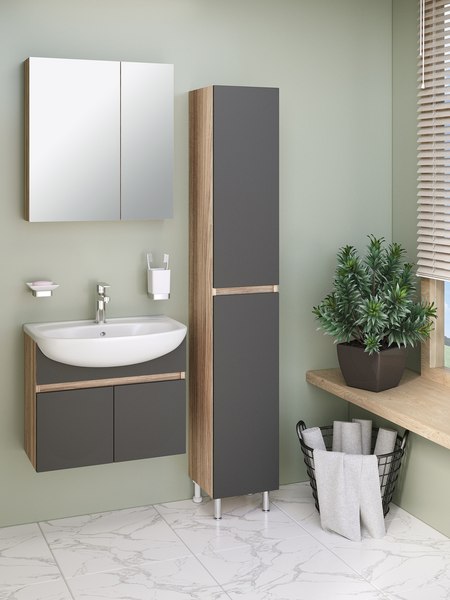 Тумба под умывальник Runo Лада 60