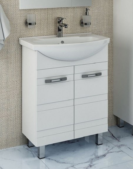 Тумба под умывальник Runo Турин 65 - фото