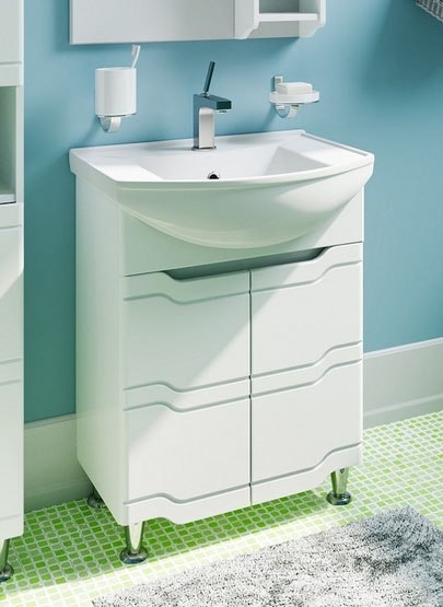 Тумба под умывальник Runo Стиль 65 - фото