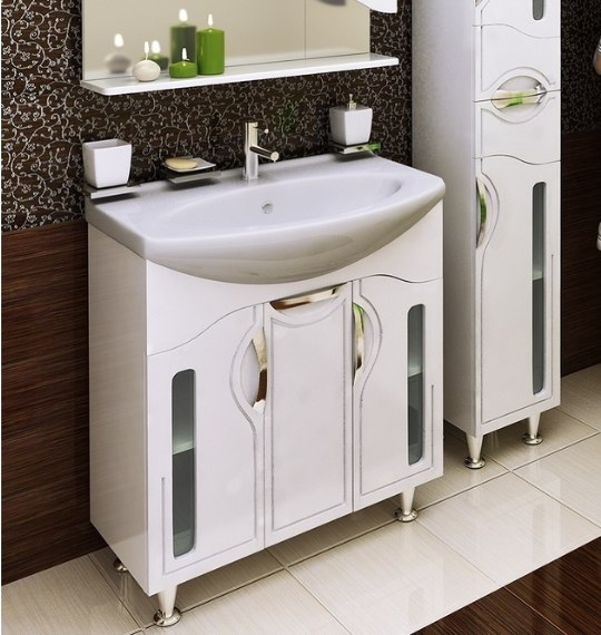 Тумба под умывальник Runo Толедо 75 - фото