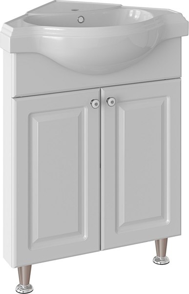 Тумба под умывальник Runo Классик 65 угловая