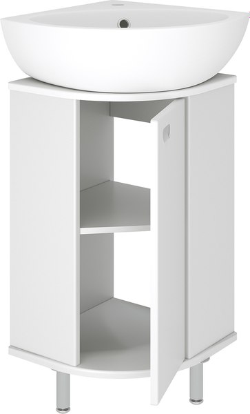 Тумба под умывальник Runo Браво 40 угловая