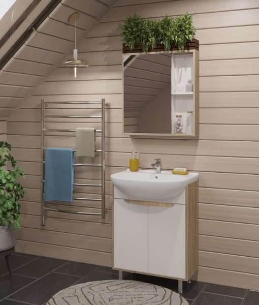 Тумба под умывальник Runo Эко 50