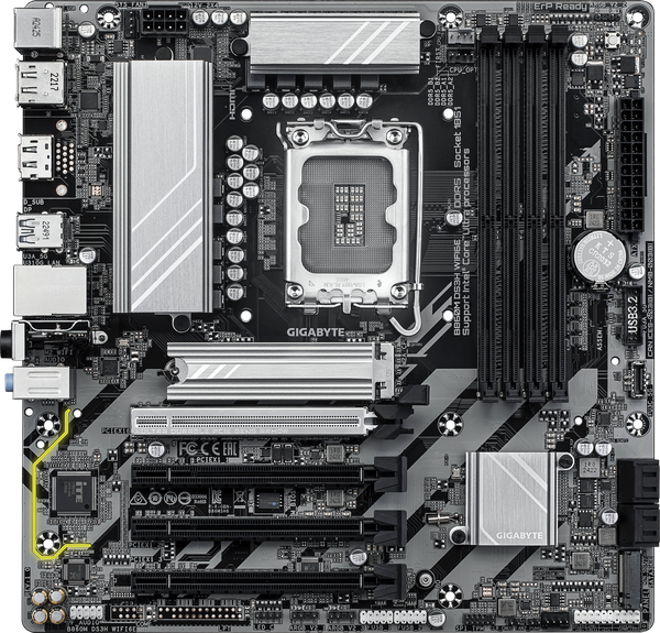 Материнская плата Gigabyte B860M DS3H WiFi6E - фото