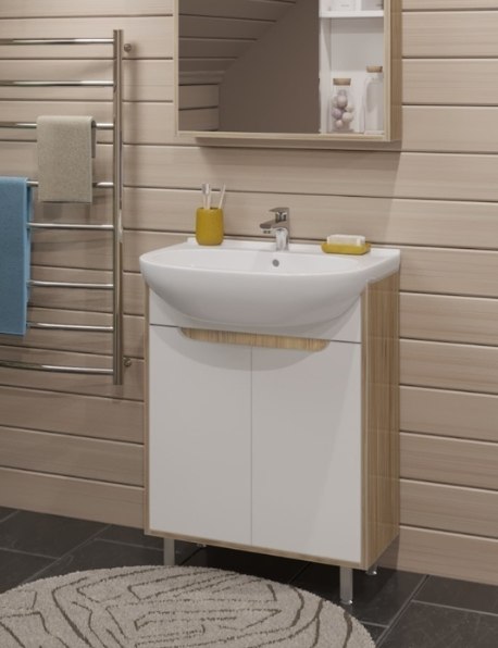 Тумба под умывальник Runo Эко 60 - фото